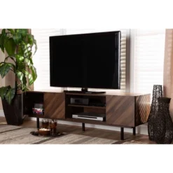 Berit Wood TV Stand For TVs Up To 70" Walnut - Baxton Studio 14 Berit Wood TV Stand For TVs Up To 70" Walnut - Baxton Studio -Baxton Studio GUEST 9c61ee5a dd9b 44e6 ad2d ac9abcf59e8a