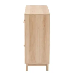 Elsbeth Wood And Natural Rattan 3 Door Sideboard Light Brown/Natural Brown - Baxton Studio 11 Elsbeth Wood And Natural Rattan 3 Door Sideboard Light Brown/Natural Brown - Baxton Studio -Baxton Studio GUEST 9d0b92e2 93c5 4303 80f2 381f3b181616