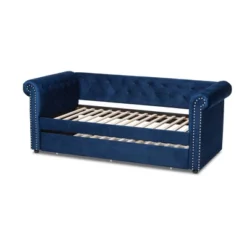 Mabelle Daybed With Trundle - Baxton Studio 11 Mabelle Daybed With Trundle - Baxton Studio -Baxton Studio GUEST 9d37a25f 05ef 4575 9599 4b0b0835c802