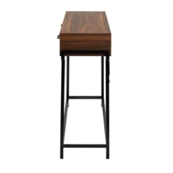 Eivor Wood And Metal 2 Drawer Console Table Walnut Brown/Black - Baxton Studio 11 Eivor Wood And Metal 2 Drawer Console Table Walnut Brown/Black - Baxton Studio -Baxton Studio GUEST 9d5cfe62 194d 45d0 a115 d905950d2e9c