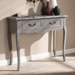 Capucine Finished Wood 2 Drawer Console Table Gray - Baxton Studio 10 Capucine Finished Wood 2 Drawer Console Table Gray - Baxton Studio -Baxton Studio GUEST 9ec67ad2 3d07 4312 9a19 5156c3b50e77