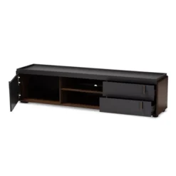 2 Drawer Rikke Two-Tone Wood TV Stand For TVs Up To 65" Gray - Baxton Studio 13 2 Drawer Rikke Two-Tone Wood TV Stand For TVs Up To 65" Gray - Baxton Studio -Baxton Studio GUEST 9ef22b9c 4691 4509 b2e8 bf5ccf86ce04