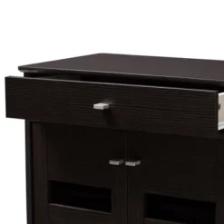 Acadia Modern And Contemporary Finished Shoe Cabinet Dark Brown - Baxton Studio 15 Acadia Modern And Contemporary Finished Shoe Cabinet Dark Brown - Baxton Studio -Baxton Studio GUEST 9f504d79 611c 45fc a23b 649e2cc25185