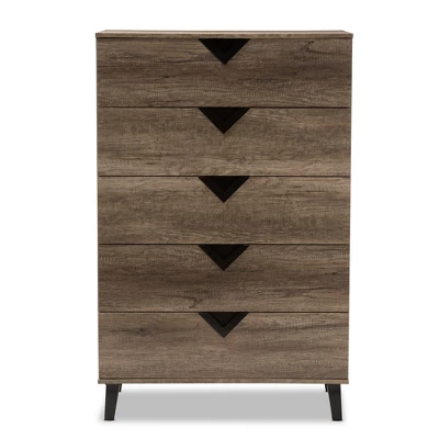 Wales Modern And Contemporary Wood Chest Light Brown - Baxton Studio 3 Wales Modern And Contemporary Wood Chest Light Brown - Baxton Studio - Image 3