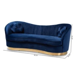 Nevena Velvet Sofa Blue - Baxton Studio 12 Nevena Velvet Sofa Blue - Baxton Studio -Baxton Studio GUEST a34ab3d5 6a5e 4b1b ba48 a91c88d5b0d6
