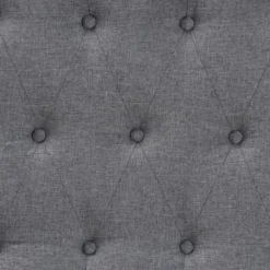 Baxton Studio Baxton Studio King Harumi Fabric And Wood Headboard Gray/Walnut Brown -Baxton Studio GUEST a3f3b05b 07cc 41de af86 f583d1260834