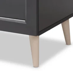 Jonas Oak Finished Kitchen Cabinet Gray/Brown - Baxton Studio -Baxton Studio GUEST a45e65b7 aa03 442b a23d 27610335d9e0