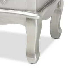 Callen Brushed Wood 3 Drawer Nightstand Silver - Baxton Studio 14 Callen Brushed Wood 3 Drawer Nightstand Silver - Baxton Studio -Baxton Studio GUEST a4b6f5f5 61e5 4202 9cd6 fca5a667e7b5