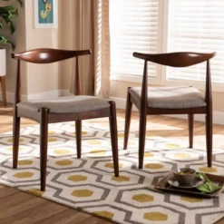 Set Of 2 Aeron Wood Dining Chair Walnut - Baxton Studio 10 Set Of 2 Aeron Wood Dining Chair Walnut - Baxton Studio -Baxton Studio GUEST a63dee92 84c7 4ff8 8c98 df4351e242ea