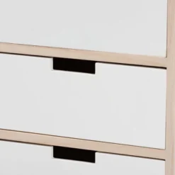 Halian Two-Tone Wood 3 Drawer Nightstand White/Light Brown - Baxton Studio -Baxton Studio GUEST a9bf1a42 a5ed 4dc7 9b29 c14beeef8c2f