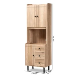 Patterson 3 Drawer Kitchen Storage Cabinet Oak/Brown - Baxton Studio 15 Patterson 3 Drawer Kitchen Storage Cabinet Oak/Brown - Baxton Studio -Baxton Studio GUEST a9c9be67 eefd 4312 ac4e 1152e0ce2582