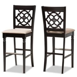 Set Of 2 Alexandra Barstool - Baxton Studio -Baxton Studio GUEST ab130548 d138 451c a841 25adb305e80d