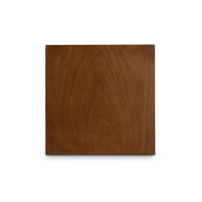 5pc Alora Fabric Upholstered Wood Pub Counter Height Dining Set Gray/Brown - Baxton Studio 3 5pc Alora Fabric Upholstered Wood Pub Counter Height Dining Set Gray/Brown - Baxton Studio - Image 3