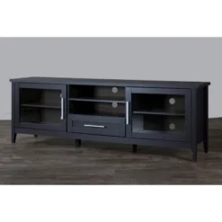 Espresso Finished 1 Drawer TV Stand For TVs Up To 70" Dark Brown - Baxton Studio 6 Espresso Finished 1 Drawer TV Stand For TVs Up To 70" Dark Brown - Baxton Studio -Baxton Studio GUEST aeb4c276 5c40 4900 87d0 5dab021d79b2
