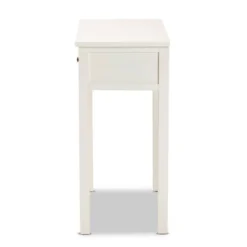 Lambert Wood 2 Drawer Console Table White - Baxton Studio 12 Lambert Wood 2 Drawer Console Table White - Baxton Studio -Baxton Studio GUEST b068aecf 9c92 4631 926f 62440c307b64