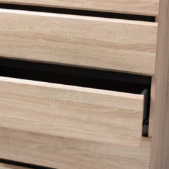 Mirren Light Oak 5 Drawer Chest Brown/Dark Gray - Baxton Studio 15 Mirren Light Oak 5 Drawer Chest Brown/Dark Gray - Baxton Studio -Baxton Studio GUEST b0db235c a0c2 4be5 a703 7e5c6d86176d