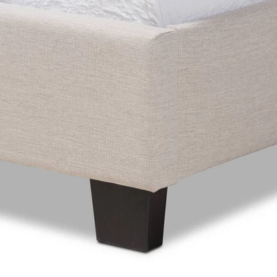 Ansa Upholstered Bed - Baxton Studio 4 Ansa Upholstered Bed - Baxton Studio - Image 4