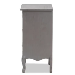 3 Drawer Capucine Finished Wood Nightstand Gray - Baxton Studio 14 3 Drawer Capucine Finished Wood Nightstand Gray - Baxton Studio -Baxton Studio GUEST b2577697 80cb 449b 9369 60f10e5699b7