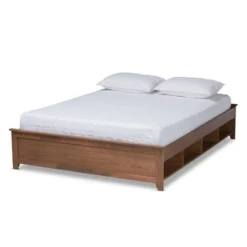 Anders Wood Platform Storage Bed Frame With Built-In Shelves Ash Walnut - Baxton Studio 11 Anders Wood Platform Storage Bed Frame With Built-In Shelves Ash Walnut - Baxton Studio -Baxton Studio GUEST b2f1fc5e 6825 4bb7 b44d b85391e2eb60