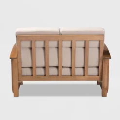 Charlotte Fabric Upholstered Wood 2 Seater Loveseat Taupe/Brown - Baxton Studio 9 Charlotte Fabric Upholstered Wood 2 Seater Loveseat Taupe/Brown - Baxton Studio -Baxton Studio GUEST b452b4f1 4635 477d bf03 e4293bd96506