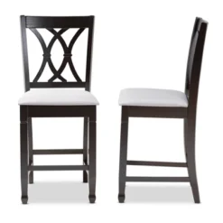 2pc Reneau Finished Wood Counter Height Pub Chairs - Baxton Studio 12 2pc Reneau Finished Wood Counter Height Pub Chairs - Baxton Studio -Baxton Studio GUEST b72e532a 7c44 49e3 af0e d4dc9032c835
