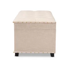Kyra Fabric Upholstered Storage Trunk Ottoman - Baxton Studio 14 Kyra Fabric Upholstered Storage Trunk Ottoman - Baxton Studio -Baxton Studio GUEST b743cf8e 5de9 4bca a230 e04bff288753