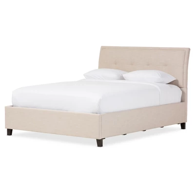 Queen Lea Modern And Contemporary Mix - Linen Storage Platform Bed - Baxton Studio 9 Queen Lea Modern And Contemporary Mix - Linen Storage Platform Bed - Baxton Studio - Image 9