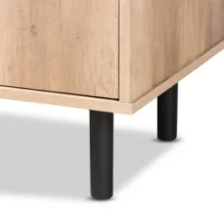 Patterson Wood 2 Door Kitchen Storage Cabinet Oak Brown - Baxton Studio -Baxton Studio GUEST ba039b87 7c6e 4b18 9bd7 fae95c7d4221