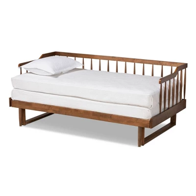 Twin To King Muriel Expandable Spindle Daybed - Baxton Studio 1 Twin To King Muriel Expandable Spindle Daybed - Baxton Studio