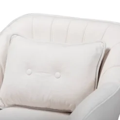 Valentina Velvet Natural Wood Armchair - Baxton Studio 14 Valentina Velvet Natural Wood Armchair - Baxton Studio -Baxton Studio GUEST bb078841 8433 4a06 9f6d 87c7f9744e67