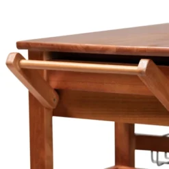 Crayton Wood And Metal Mobile Kitchen Storage Cart Oak Brown/Silver - Baxton Studio 18 Crayton Wood And Metal Mobile Kitchen Storage Cart Oak Brown/Silver - Baxton Studio -Baxton Studio GUEST bd391e18 1996 4543 852d dd7d00923b05