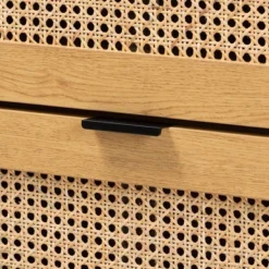 Sawyer Wood And Metal 3 Drawer Storage Cabinet With Natural Rattan Oak Brown/Black - Baxton Studio 12 Sawyer Wood And Metal 3 Drawer Storage Cabinet With Natural Rattan Oak Brown/Black - Baxton Studio -Baxton Studio GUEST be9c7ee2 f0a9 44d0 89e7 8c2f73d042e8