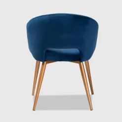 Vianne Velvet Upholstered Metal Dining Chair Navy Blue/Gold - Baxton Studio 10 Vianne Velvet Upholstered Metal Dining Chair Navy Blue/Gold - Baxton Studio -Baxton Studio GUEST bf0d9870 7e2b 4873 9a3b e56d67eaedac