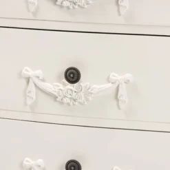 Callen Wood 3 Drawer Nightstand White - Baxton Studio -Baxton Studio GUEST bf7c86f3 8b07 49e2 8a12 4c860a0a2a7d