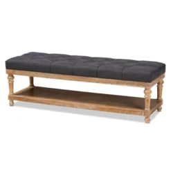 Linda Linen Fabric Upholstered Washed Wood Storage Bench - Baxton Studio 14 Linda Linen Fabric Upholstered Washed Wood Storage Bench - Baxton Studio -Baxton Studio GUEST bfc1cc99 e934 4088 96da 7b95dc6f63b7