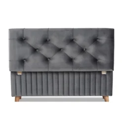 Hanley Velvet Fabric Upholstered And Wood Storage Ottoman - Baxton Studio 14 Hanley Velvet Fabric Upholstered And Wood Storage Ottoman - Baxton Studio -Baxton Studio GUEST c0511ed0 6e33 4bcf bfce 9566fdc6db66