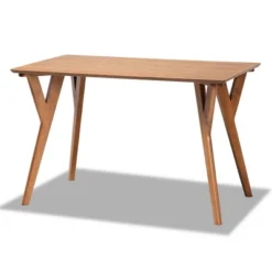 4pc Odessa Mid-Century Modern Fabric Upholstered Wood Dining Nook Set Walnut/Brown - Baxton Studio 13 4pc Odessa Mid-Century Modern Fabric Upholstered Wood Dining Nook Set Walnut/Brown - Baxton Studio -Baxton Studio GUEST c0f3e4a1 0f7f 4de0 aead 35334c04749c