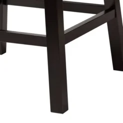 2pc Theron Faux Leather And Wood Swivel Counter Stool Set - Baxton Studio 14 2pc Theron Faux Leather And Wood Swivel Counter Stool Set - Baxton Studio -Baxton Studio GUEST c3444a0f c73f 4bdb 8676 51c9fa83ed03