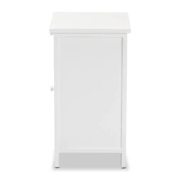 Sariah Wood Rattan 2 Door Nightstand White - Baxton Studio 16 Sariah Wood Rattan 2 Door Nightstand White - Baxton Studio -Baxton Studio GUEST c4423f7c 5b28 48a3 baaa fb39ff4aa395