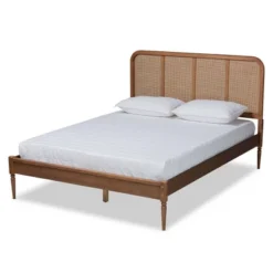 Queen Elston Wood And Synthetic Rattan Platform Bed - Baxton Studio 22 Queen Elston Wood And Synthetic Rattan Platform Bed - Baxton Studio -Baxton Studio GUEST c480d7a9 b0a9 4d9f 97f9 5ed8e35e8bfc