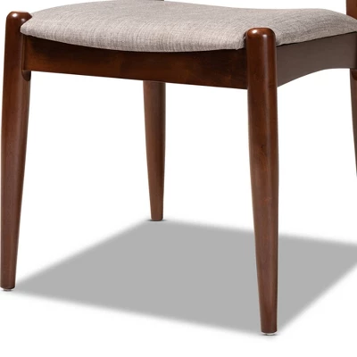 Set Of 2 Aeron Wood Dining Chair Walnut - Baxton Studio 1 Set Of 2 Aeron Wood Dining Chair Walnut - Baxton Studio