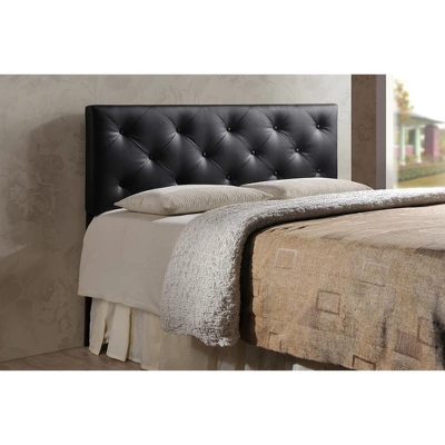 King Baltimore Modern And Contemporary Faux Leather Upholstered Headboard - Baxton Studio 1 King Baltimore Modern And Contemporary Faux Leather Upholstered Headboard - Baxton Studio