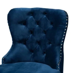 2pc Howell Modern Velvet Upholstered Wood Counter Height Barstool Set - Baxton Studio 11 2pc Howell Modern Velvet Upholstered Wood Counter Height Barstool Set - Baxton Studio -Baxton Studio GUEST c7bc7e85 977a 47f7 9656 6e2a2f662506