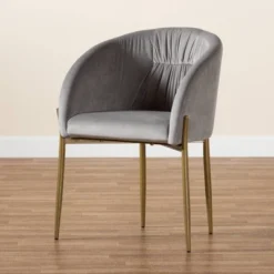 Ballard Velvet Fabric Upholstered Metal Dining Chair - Baxton Studio 19 Ballard Velvet Fabric Upholstered Metal Dining Chair - Baxton Studio -Baxton Studio GUEST c7f95f14 64b5 4040 897d a5d31eb73c75