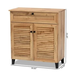 Coolidge Wood 1 Drawer Storage Cabinet Oak Brown - Baxton Studio 21 Coolidge Wood 1 Drawer Storage Cabinet Oak Brown - Baxton Studio -Baxton Studio GUEST ca5f34bf b962 441a 86ee c520ae2612a6
