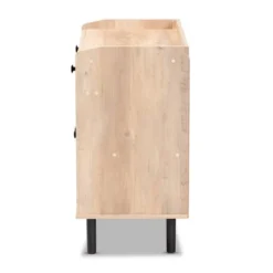 Patterson Wood 2 Door Kitchen Storage Cabinet Oak Brown - Baxton Studio -Baxton Studio GUEST ca7ed8e9 353d 4cd5 a278 16c35079bd36