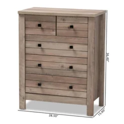Derek Natural Wood 5 Drawer Chest Brown - Baxton Studio 15 Derek Natural Wood 5 Drawer Chest Brown - Baxton Studio -Baxton Studio GUEST cabe7ab4 15f3 4d4e b3ef 406165c9cd68