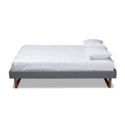 Liliya Walnut Finished Wood Platform Bed Frame - Baxton Studio -Baxton Studio GUEST cf55b72b 7824 4657 9364 fccc396d5839