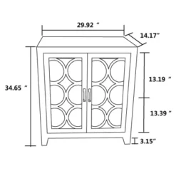 Garcelle Wood And Mirrored Glass 2 Door Sideboard White - Baxton Studio 19 Garcelle Wood And Mirrored Glass 2 Door Sideboard White - Baxton Studio -Baxton Studio GUEST cf7d326c 0f7f 49a7 a583 10a3c12e9861