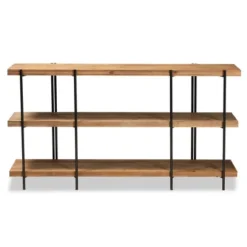 Tarah Wood Console Table Brown/Black - Baxton Studio 8 Tarah Wood Console Table Brown/Black - Baxton Studio -Baxton Studio GUEST cfe3aab9 7f56 4a9f 83fa 1fc554ba54c9